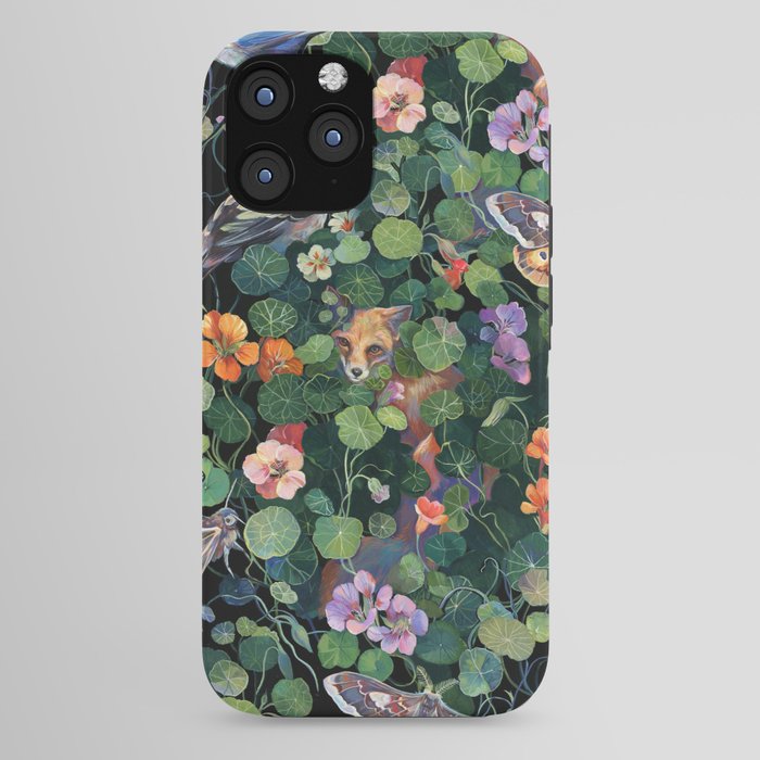 Nasturtium Fox Garden iPhone Case
