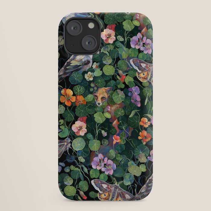Nasturtium Fox Garden iPhone Case