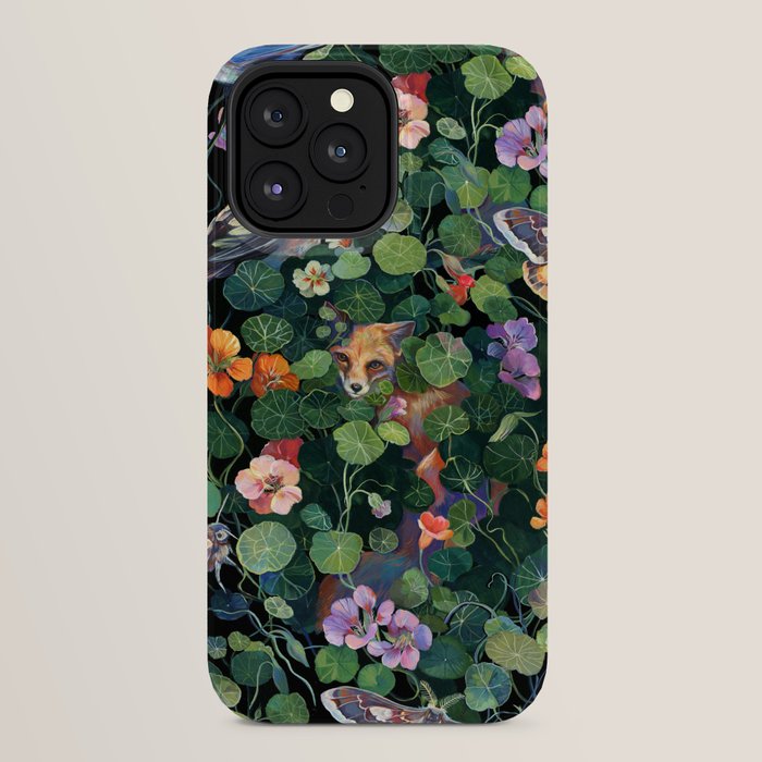 Nasturtium Fox Garden iPhone Case