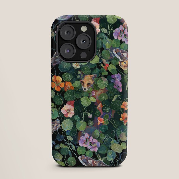 Nasturtium Fox Garden iPhone Case
