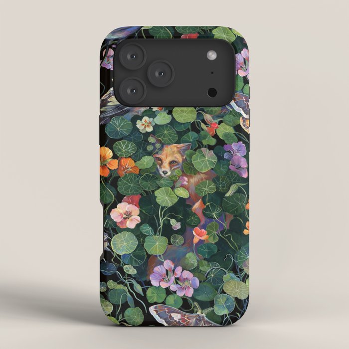 Nasturtium Fox Garden iPhone Case