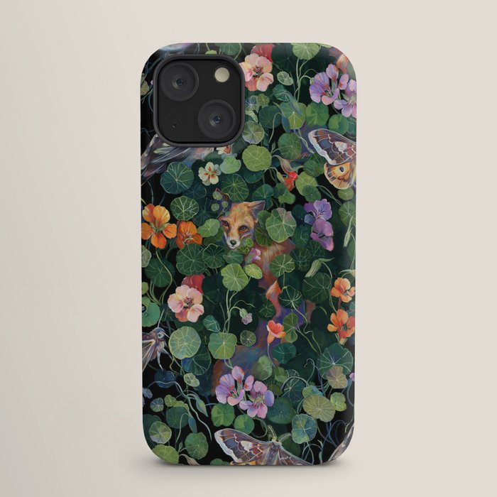 Nasturtium Fox Garden iPhone Case