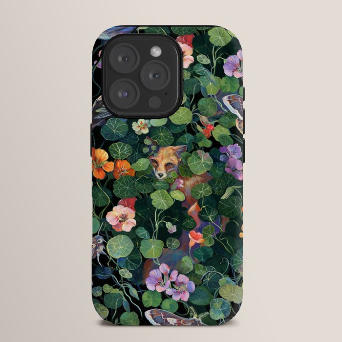 Nasturtium Fox Garden iPhone Case