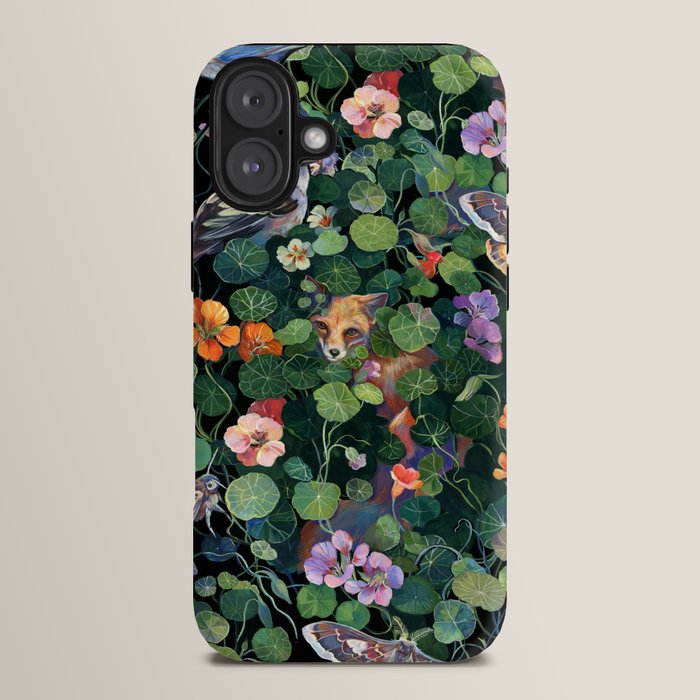 Nasturtium Fox Garden iPhone Case