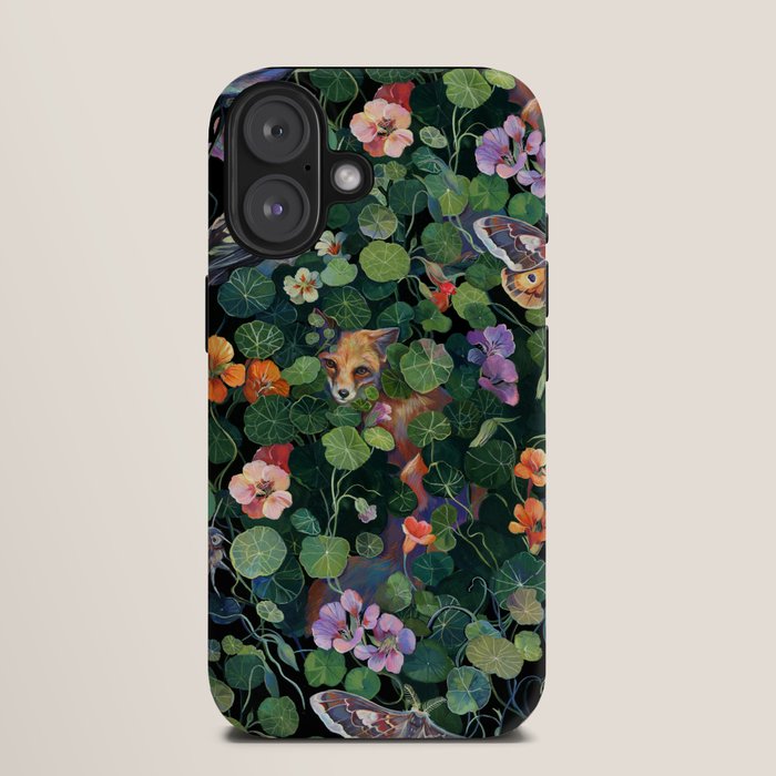Nasturtium Fox Garden iPhone Case