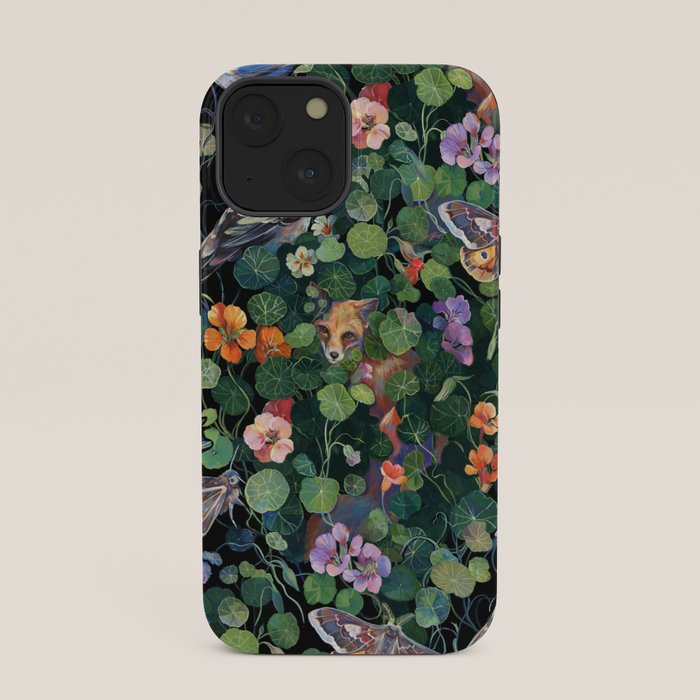 Nasturtium Fox Garden iPhone Case