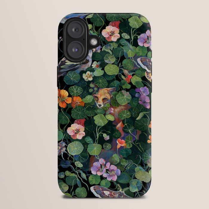 Nasturtium Fox Garden iPhone Case