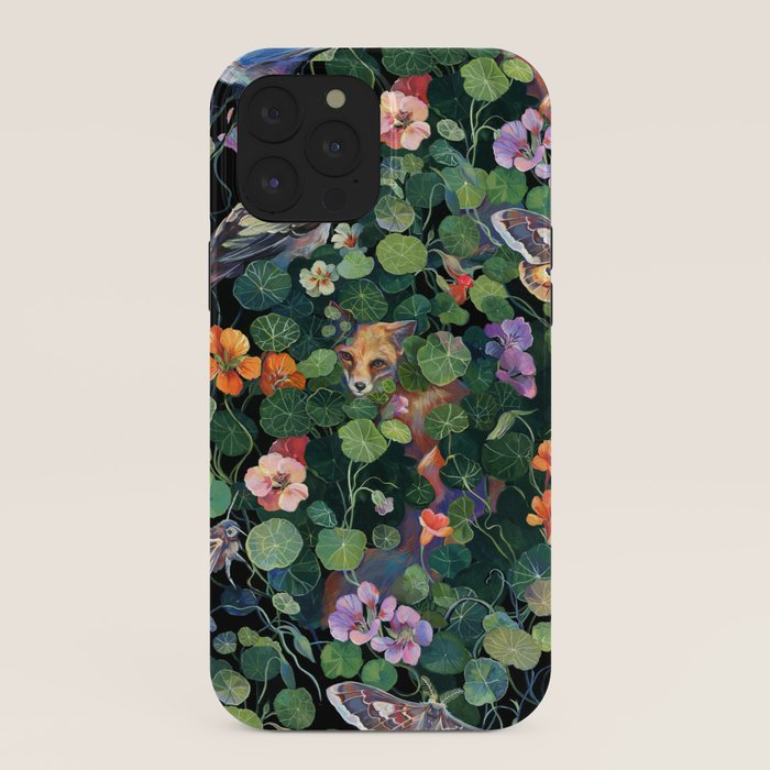 Nasturtium Fox Garden iPhone Case