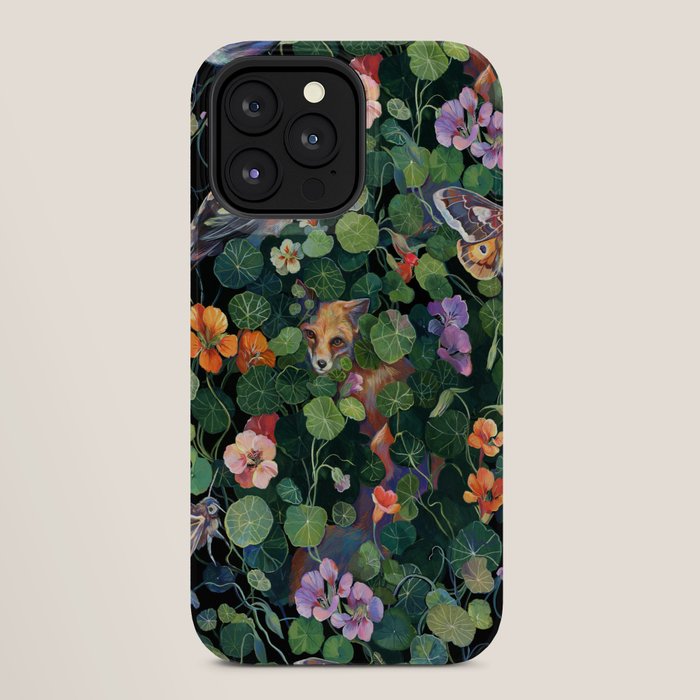 Nasturtium Fox Garden iPhone Case