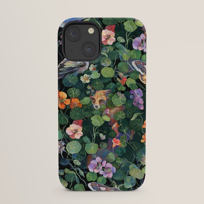 Nasturtium Fox Garden iPhone Case