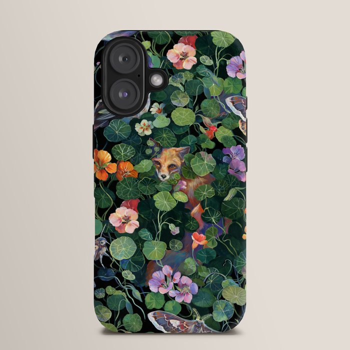 Nasturtium Fox Garden iPhone Case