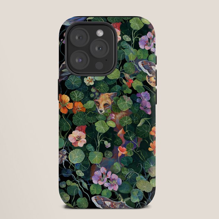 Nasturtium Fox Garden iPhone Case