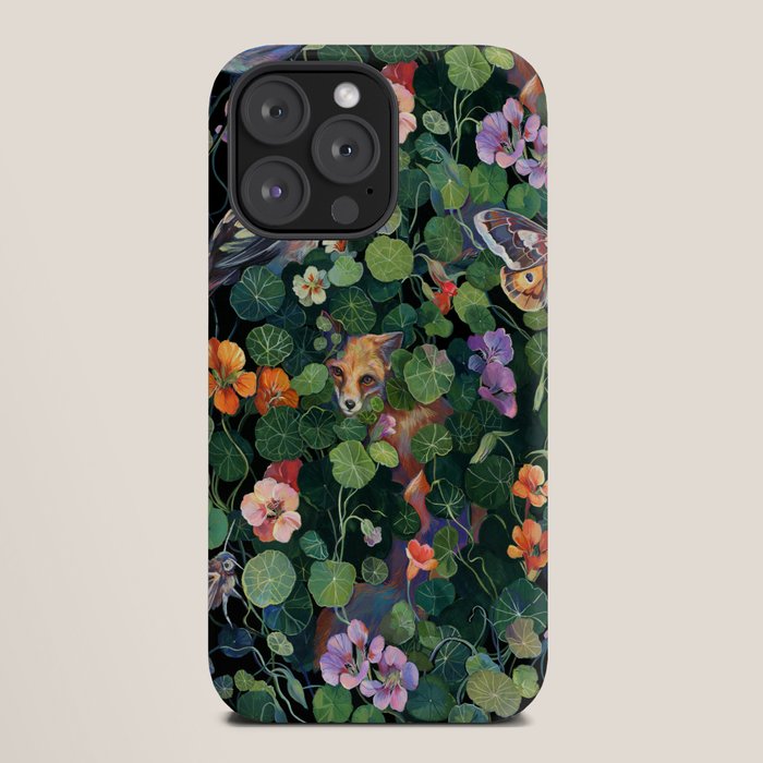 Nasturtium Fox Garden iPhone Case