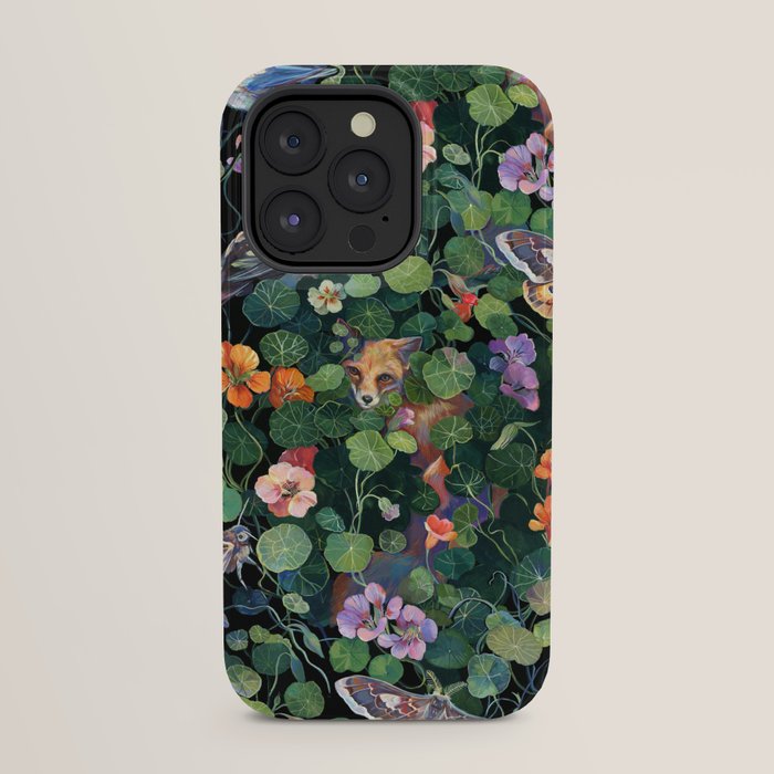 Nasturtium Fox Garden iPhone Case