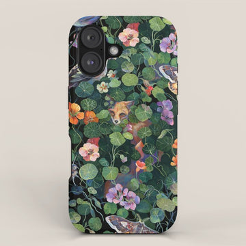 Nasturtium Fox Garden iPhone Case