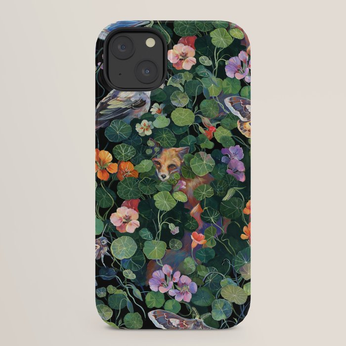 Nasturtium Fox Garden iPhone Case