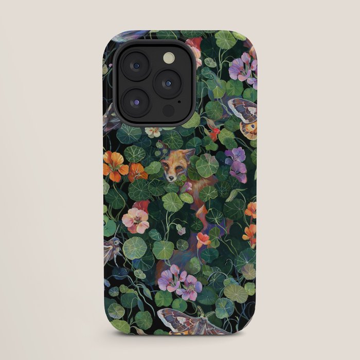 Nasturtium Fox Garden iPhone Case