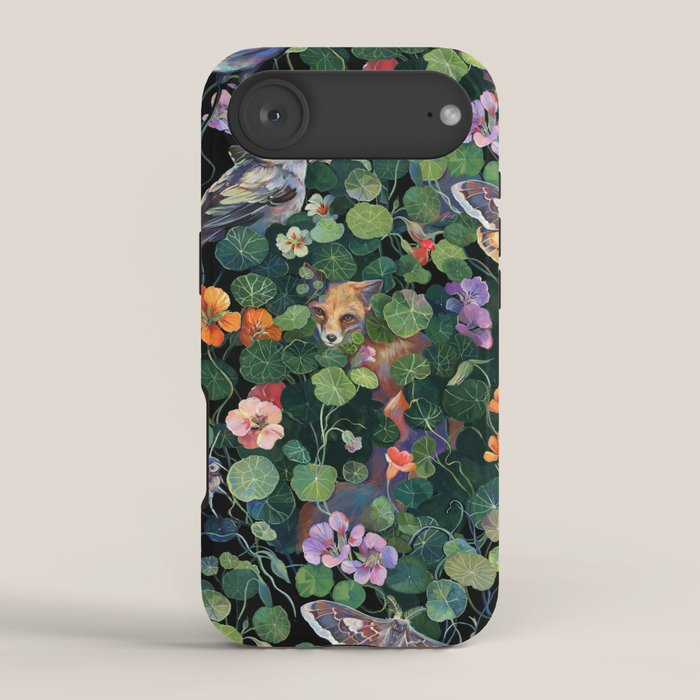 Nasturtium Fox Garden iPhone Case
