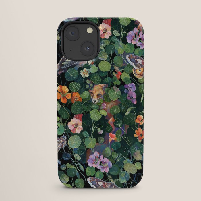 Nasturtium Fox Garden iPhone Case