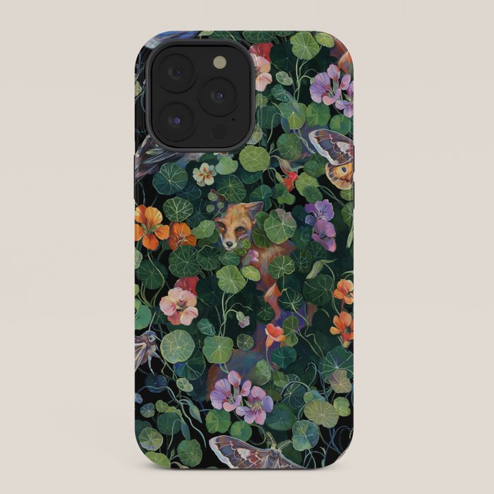 Nasturtium Fox Garden iPhone Case