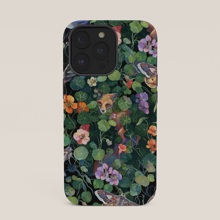 Nasturtium Fox Garden iPhone Case