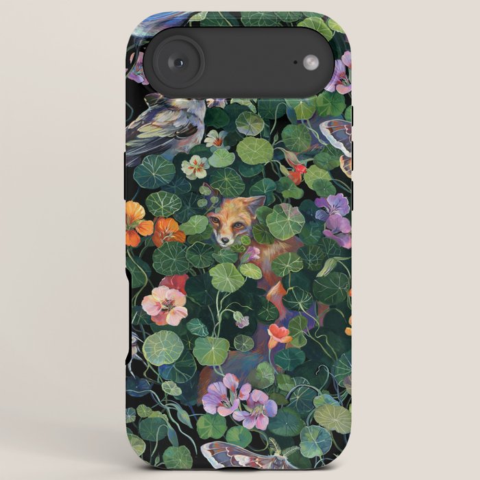Nasturtium Fox Garden iPhone Case