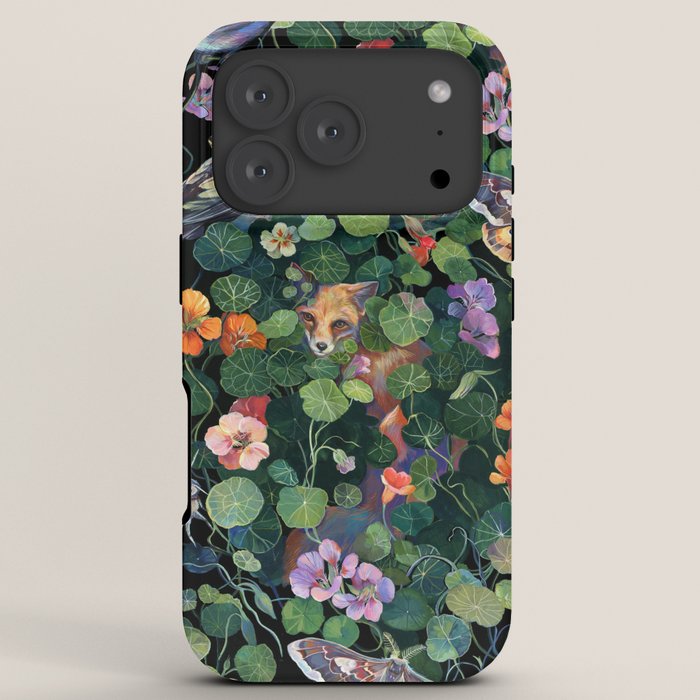 Nasturtium Fox Garden iPhone Case