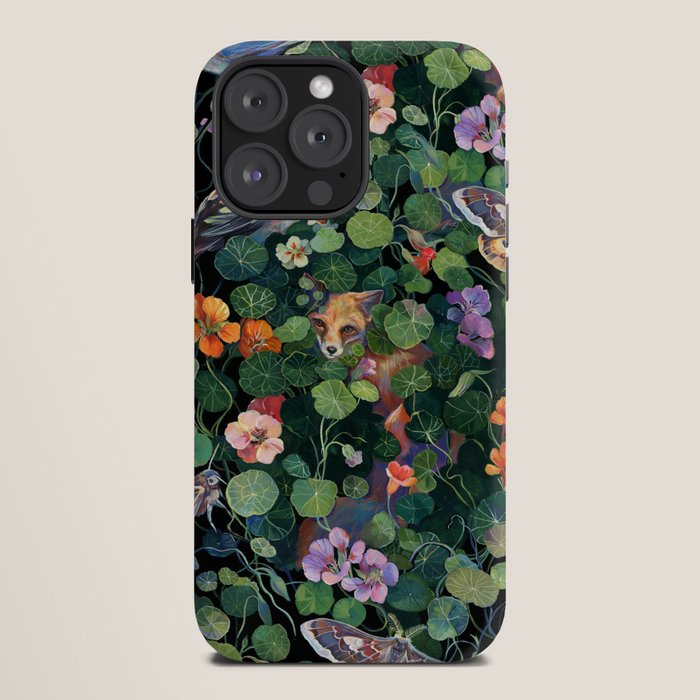 Nasturtium Fox Garden iPhone Case