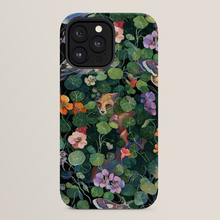 Nasturtium Fox Garden iPhone Case