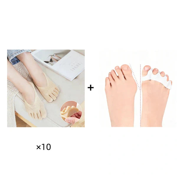 🔥Hot Sale🔥Unisex Invisible Corrective Five-Toe Socks