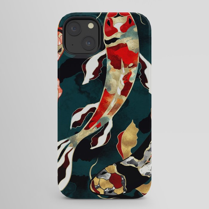 Metallic Koi iPhone Case