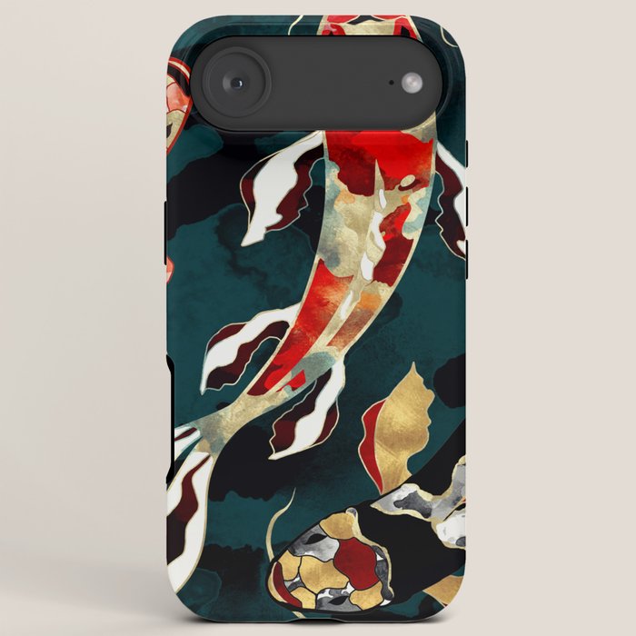 Metallic Koi iPhone Case