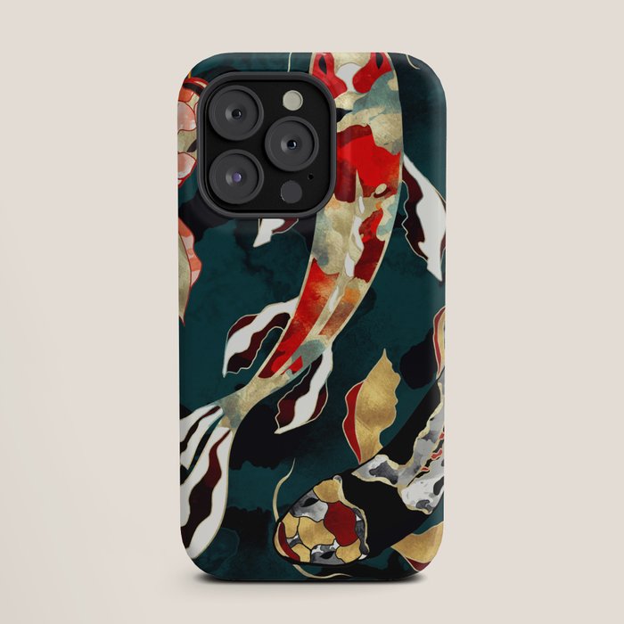 Metallic Koi iPhone Case