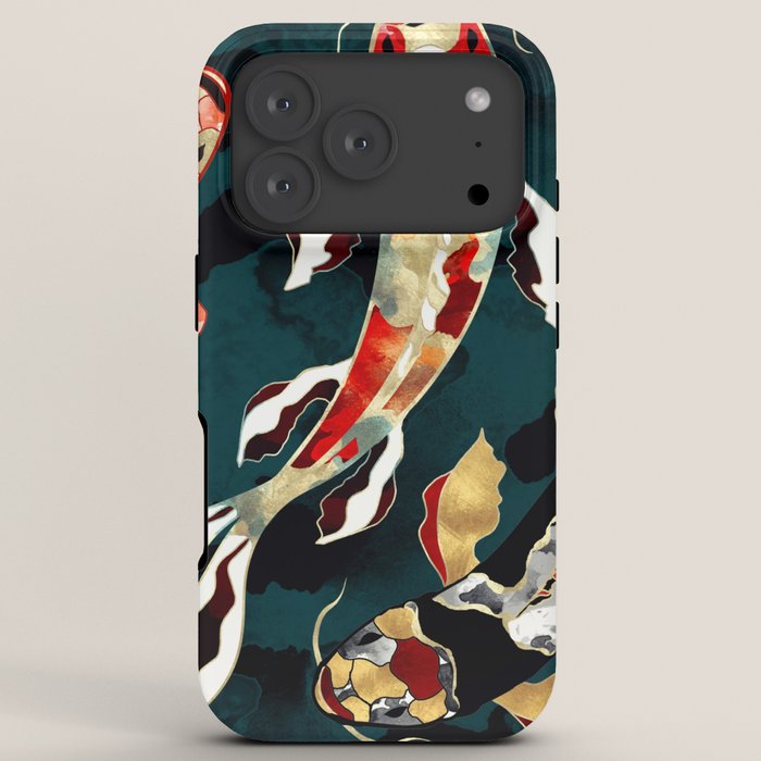 Metallic Koi iPhone Case