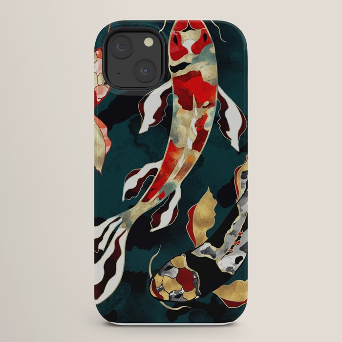 Metallic Koi iPhone Case