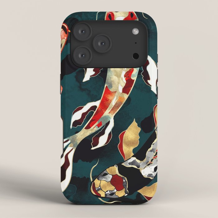 Metallic Koi iPhone Case