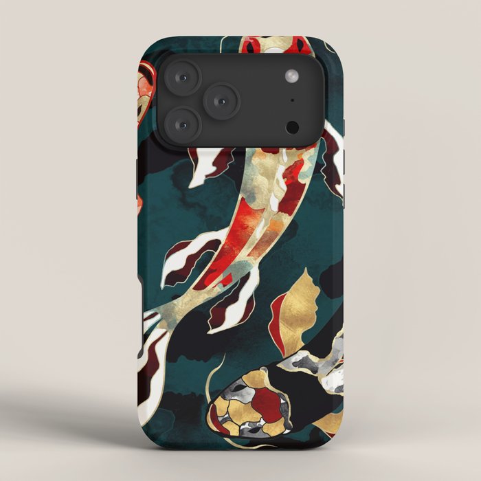 Metallic Koi iPhone Case