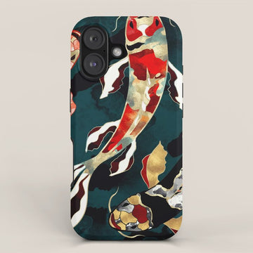 Metallic Koi iPhone Case