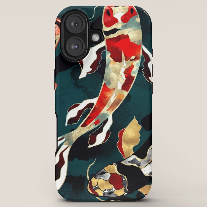Metallic Koi iPhone Case