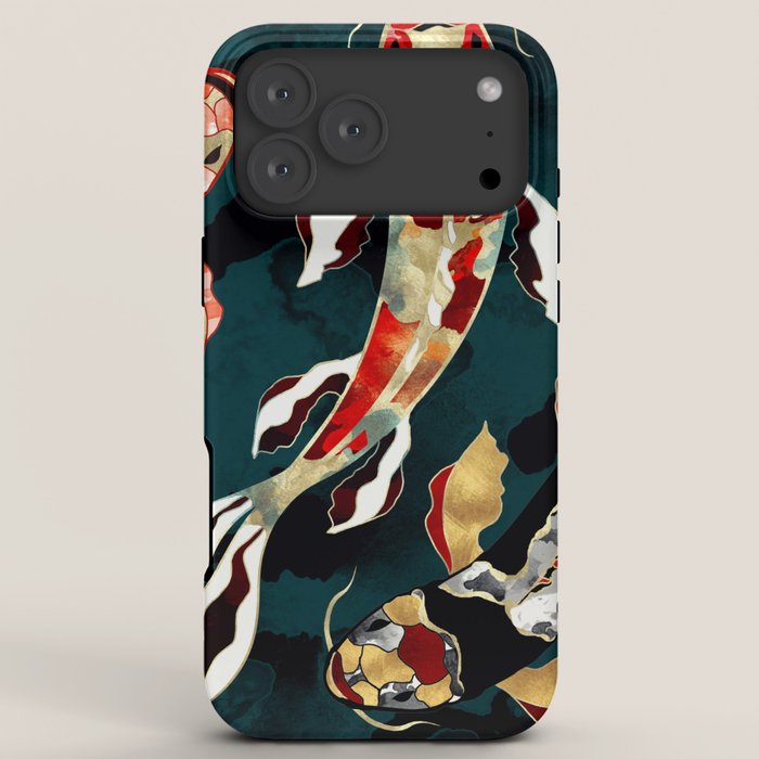 Metallic Koi iPhone Case