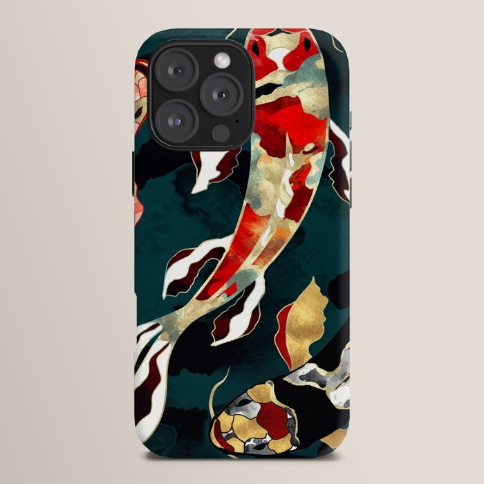 Metallic Koi iPhone Case