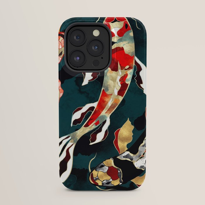 Metallic Koi iPhone Case