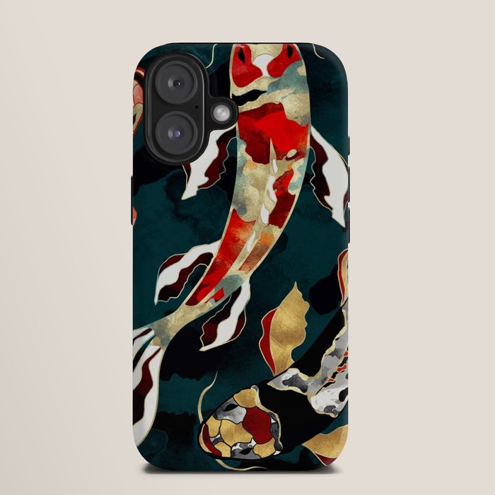 Metallic Koi iPhone Case