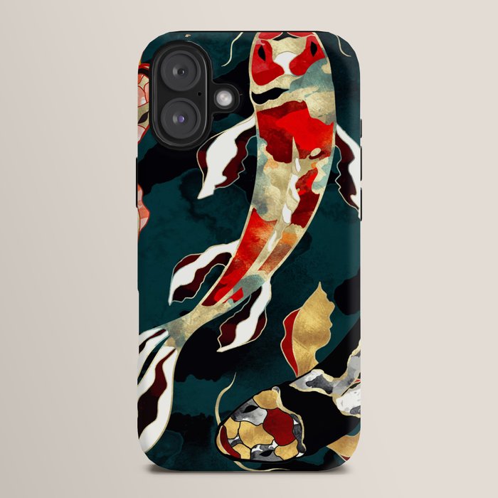 Metallic Koi iPhone Case