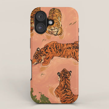 Tiger Beach iPhone Case
