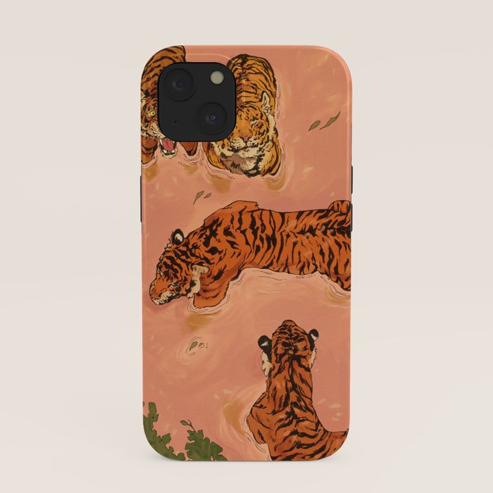 Tiger Beach iPhone Case