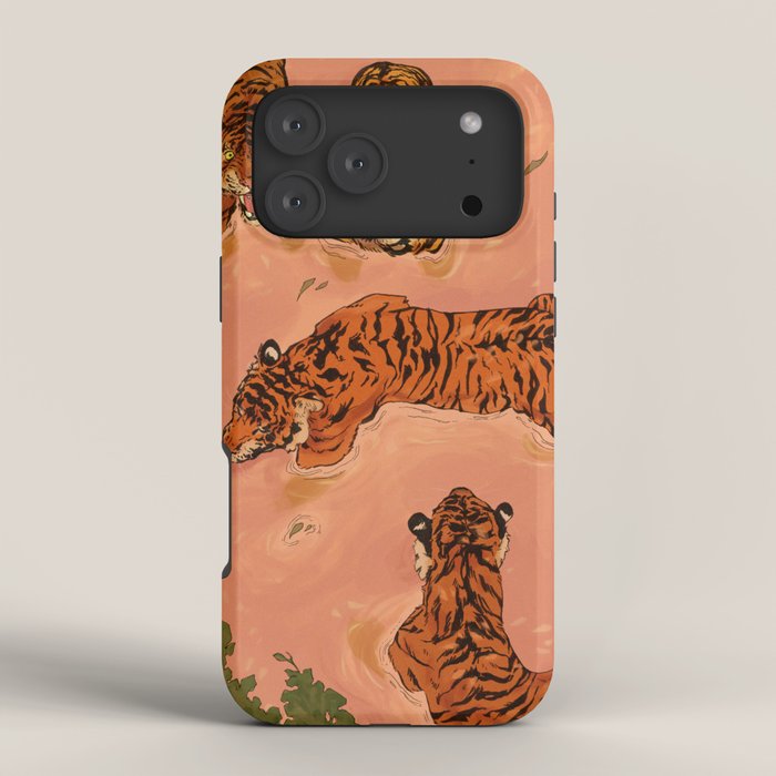 Tiger Beach iPhone Case