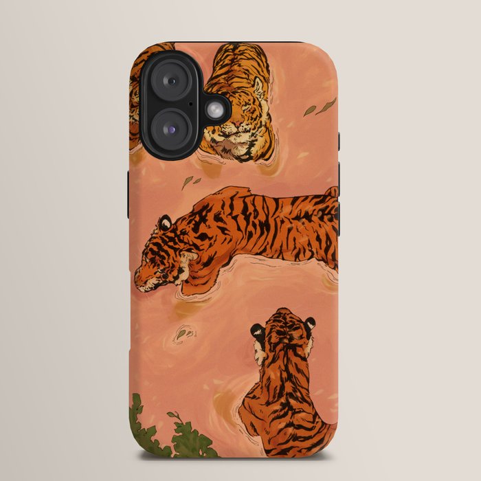 Tiger Beach iPhone Case