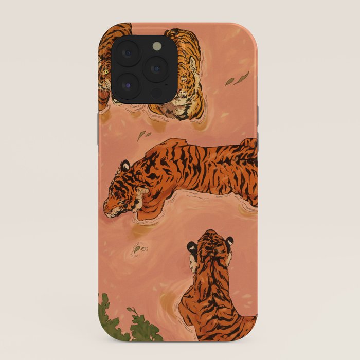 Tiger Beach iPhone Case