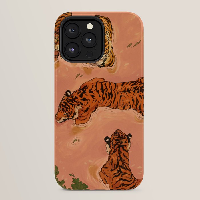 Tiger Beach iPhone Case